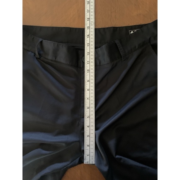 Adidas Golf Shorts Mens 37 Black ClimaLite 10" Performance Flat‎ Front - Picture 6 of 8